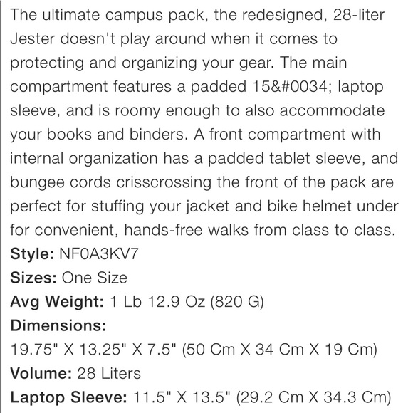 The North Face Jester Backpack - Picture 7 of 7